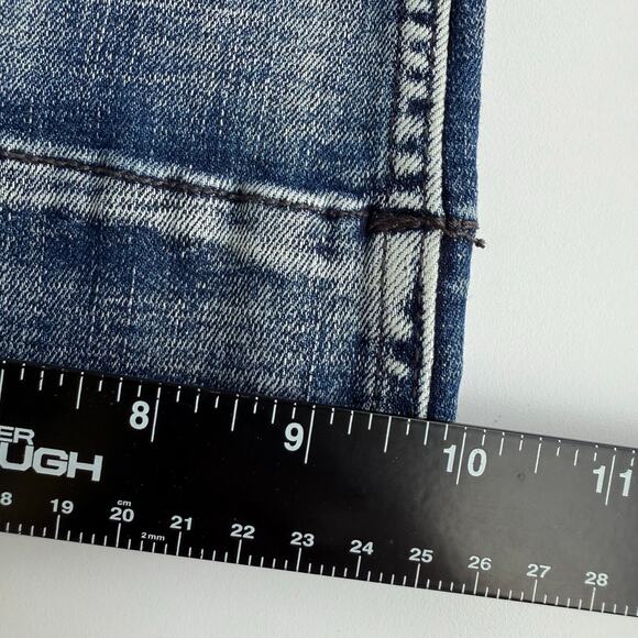 Just Tuff Jeans Women’s Size W27 L 33 Blue Cowgirl Tuff Co Flare - Picture 6 of 10